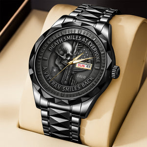 Fierce Military Skull Luxury Men's Watch Personalized Gifts For Veteran 04qhtn240725-Homacus