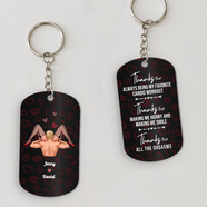 Personalized Gifts For Naughty Couple Keychain 01ohpu050425-Homacus