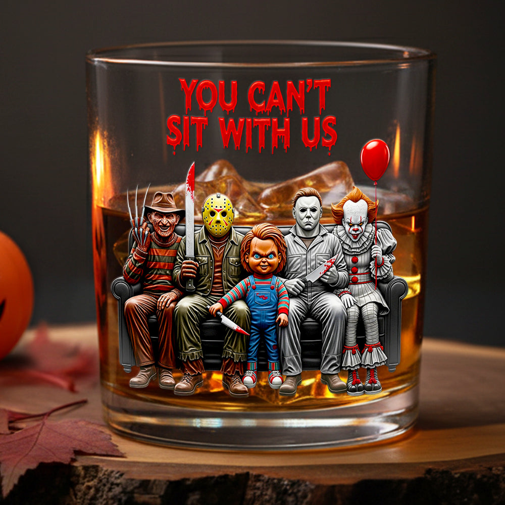 Halloween Scary Villain Glass - Personalized Gifts 04HUDT300825
