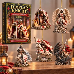 Sacred Templar Knight Advent Calendar Blind Box - Personalized Christmas Gifts 01qhqn241026