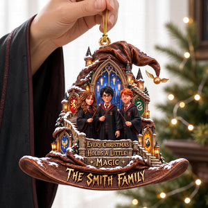 Mystical Academy Hat Ornament - Personalized Christmas Gifts For Fantasy Lovers 05HAQN190926