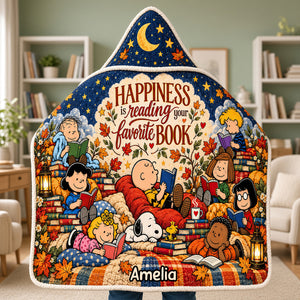 Bookworm Christmas Wearable Blanket Hoodie - Personalized Gifts For Book Lovers 01NADT221026