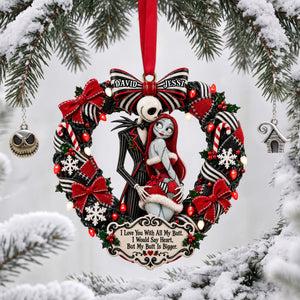 Spooky Naughty Couples Acrylic Ornament - Personalized Christmas Gifts For Couples 05ohlu021026