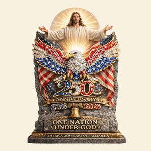 250th Anniversary Acrylic Plaque Personalized Gifts For Christians 04TODT050326 - Shaped Plaques - GoDuckee