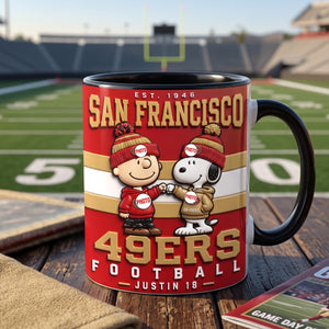 Best Buddies Game Day Accent Mug - Personalized Gift For Sport Lovers 03HUTN050826