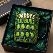 Daddy's Lil Buds Magic Ceramic Coffee Mug - Personalized Gifts For Dad 05toqn060526-Homacus