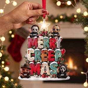 Spooky Kids Merry Creepmass Ornament - Personalized Gift For Christmas Ornament 02PATN150926
