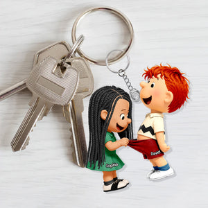 Troublemaker Couple Acrylic Keychain - Personalized Gifts For Couples 02OHQN240726