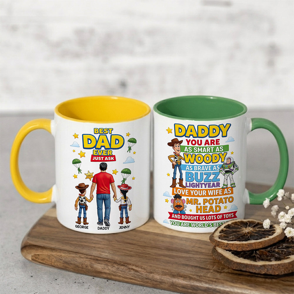 Best Dad Ever Coffee Accent Mug 01HUDT250526