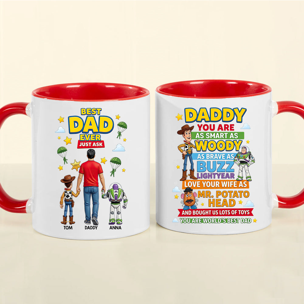 Best Dad Ever Coffee Accent Mug 01HUDT250526