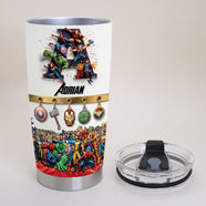 Fearless Guardians Alphabet Initial Letters Tumbler - Personalized Gifts 04hudt150126