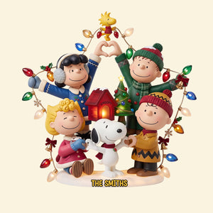 Cozy Christmas Acrylic Christmas Tree Topper - Personalized Gifts For Family 02patn300926