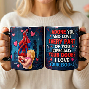 Chaos In Love Magic Mug - Personalized Gifts For Couples 04huqn300626