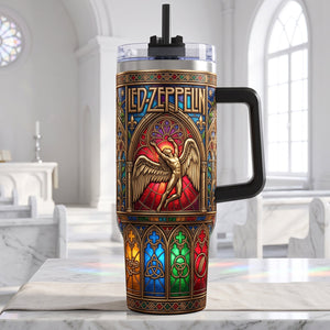 Led Zeppelin Tumbler With Handle - Personalized Gifts 03NATN030726