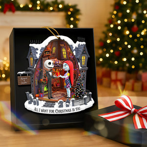 Spooky Couple Christmas Ornament - Personalized Gifts 02pgqn120925