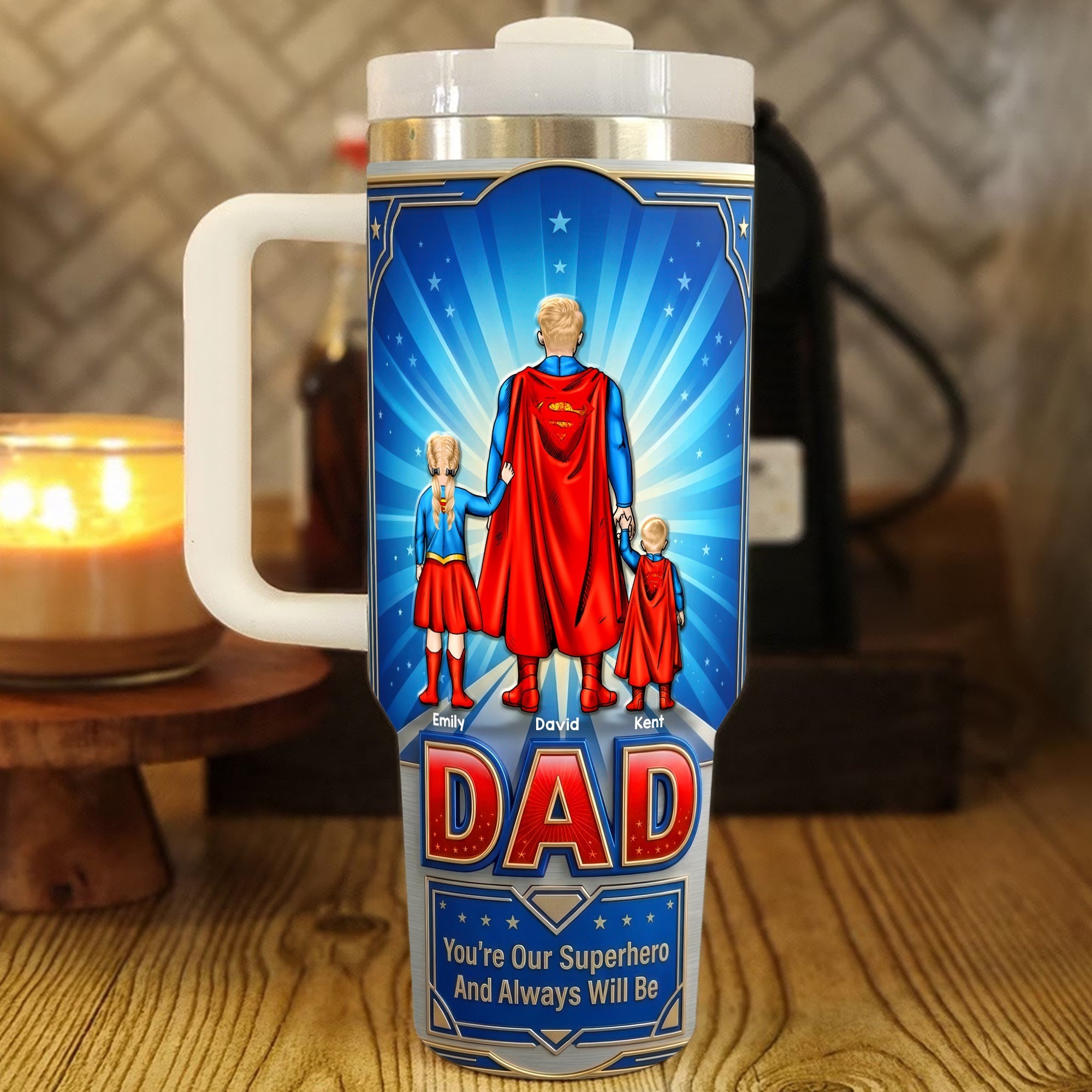 Fearless Guardian Dad Tumbler - Personalized Gifts For Dads 01naqn180426