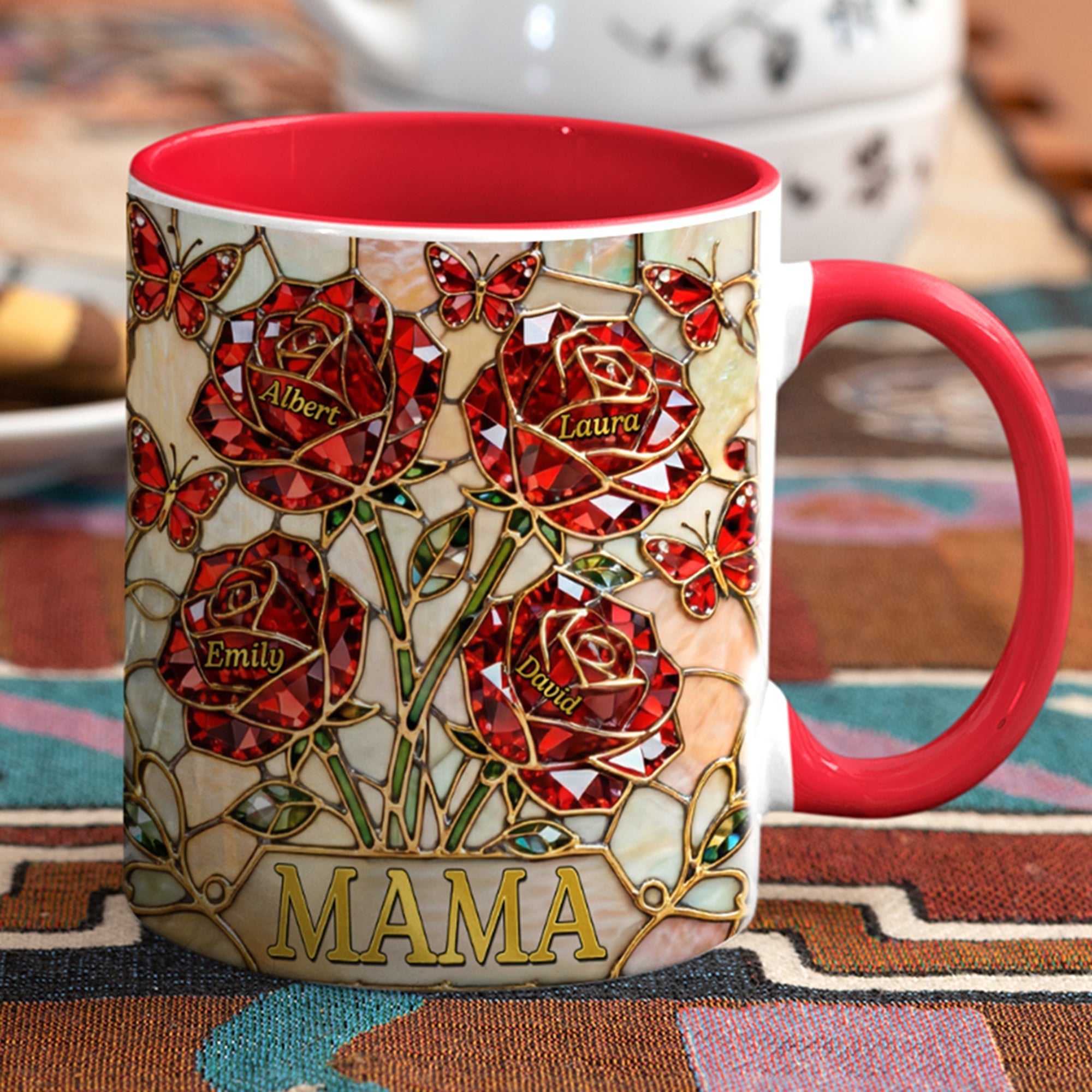 Roses Mom And Kids Coffee Accent Mug 03HYQN050226