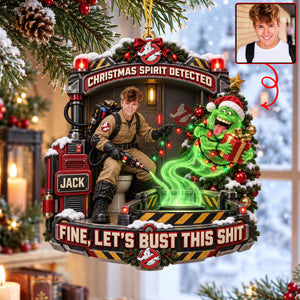 Custom Photo Spirit Detector Christmas Ornament - Personalized Gifts For Christmas 01haqn120926