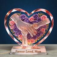 Hand Of Love Acrylic Light Box - Personalized Gifts For Mother's Day 02NAQN150426