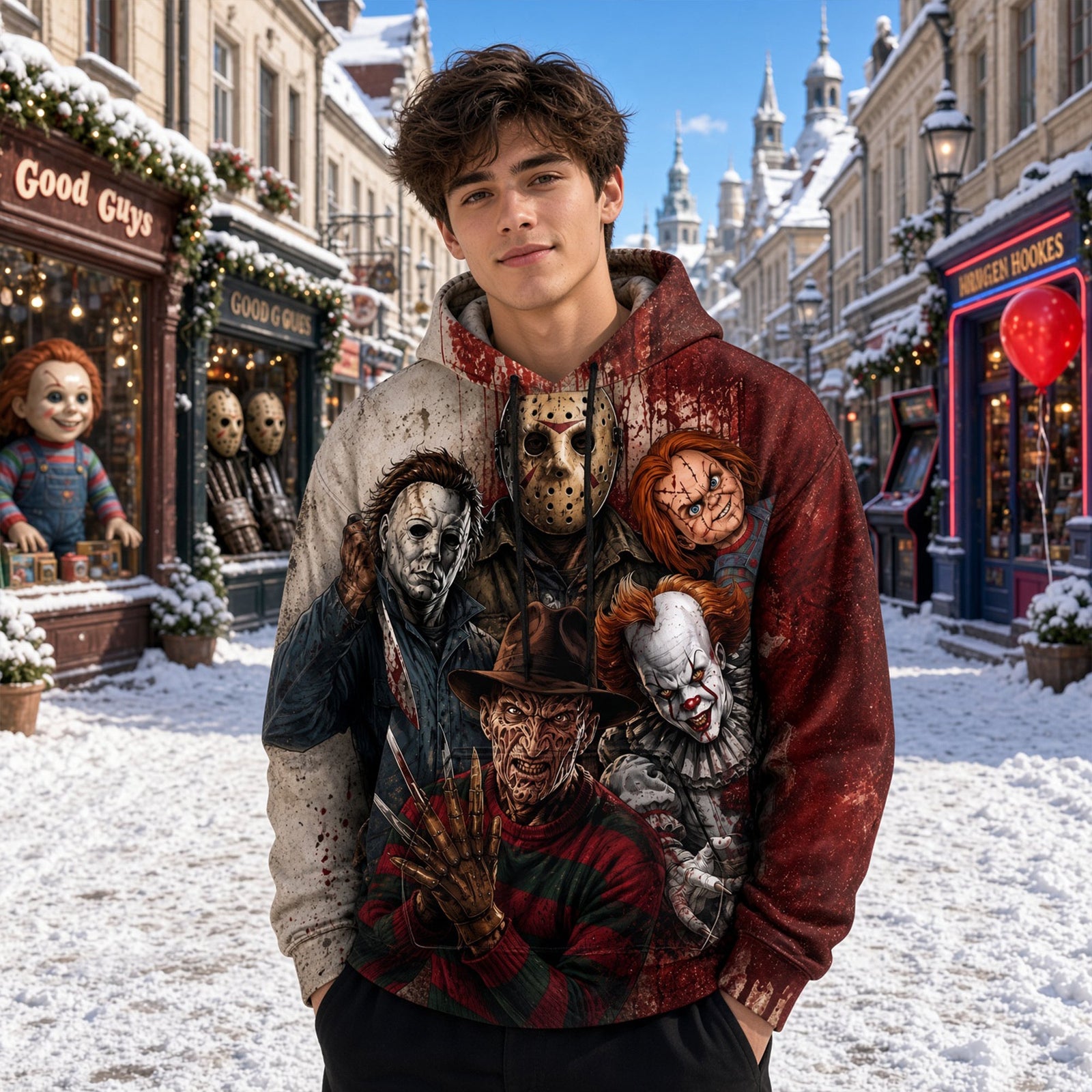 Creepy Bloody Horror 3D Shirt - Personalized Gifts For Horror Lovers 05nalu110826