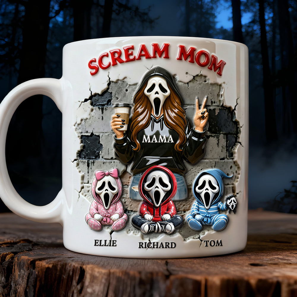 Horror Mom Coffee Mug - Personalized Gifts For Mom 02NADT110226-Homacus