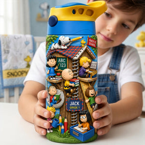 Classroom Friends Colorful Kid Tumbler Personalized Back To School Gift 03HALU270726