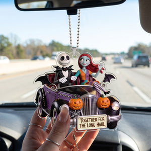 Together For The Long Haul Car Ornament - Personalized Gifts For Couples 06pgtn0608026