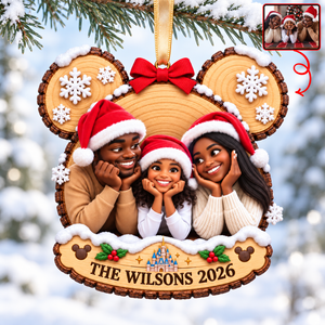 Custom Photo Family Ornament - Personalized Gifts For Family 10huqn161026