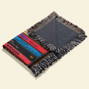 Nirvana Cassette Woven Blanket - Personalized Christmas Gifts For Rock Lovers 02huqn261026