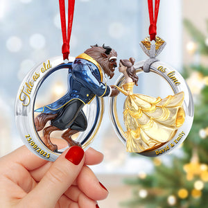 Set Of 2 Personalized Gifts For Couple Christmas Ornament 01tgqn180825