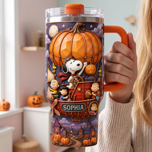 Cute Friends 40oz Tumbler – Personalized Halloween Gifts For Cartoon Lovers 05halu310726
