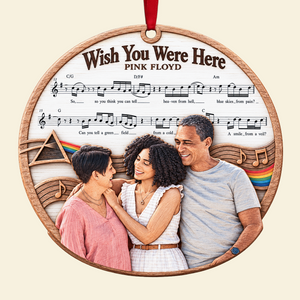Pink Floyd Rock Legends Christmas Ornament - Personalized Custom Photo Gift For Family 01HUTA261026