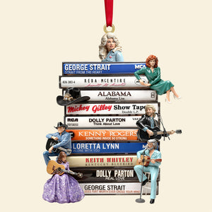 80s Folk Legends Acrylic Ornament - Personalized Gifts For Country Soul 02QHTN031125