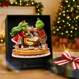 Baking Couple Christmas Ornament – Personalized Gifts 01paqn241025