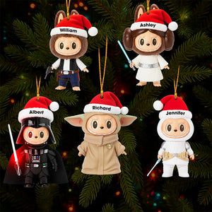 Cute Space Warriors Christmas Ornament - Personalized Gifts 06ohqn060925