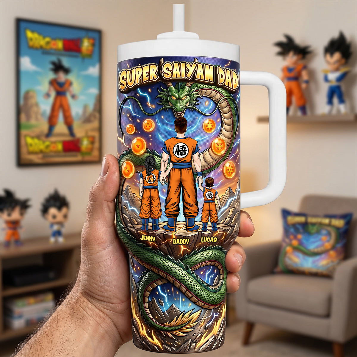 Anime Legendary Dad Tumbler - Personalized Gifts For Dad 05natn300426