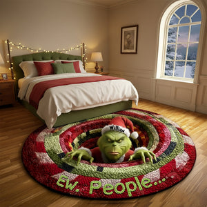 Personalized Christmas Gifts Quilted Round Mat 05TGLU300925