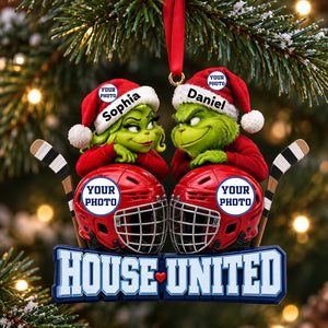House Divided Mischievous Sport Duo Christmas Ornament - Personalized Gifts For Couple 02hulu081026