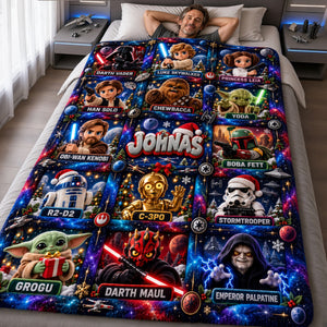 Merry Force-mas Blanket - Personalized Christmas Gifts 02PALU231026