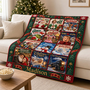 Nostalgia Cinematic Blanket, Personalized Gifts 02qhdt011026