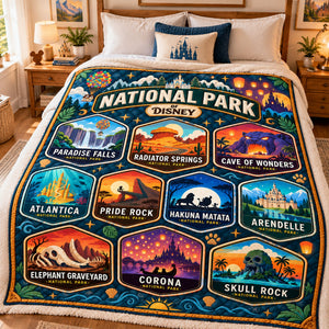 National Park Of Storybook Blanket - Personalized Gifts 02nalu061026