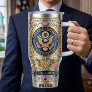 USA 250th Anniversary 40oz Tumbler – Gifts For Patriots 02ohlu120326 - Tumbler Cup - GoDuckee
