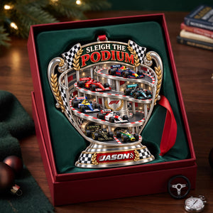 Sleigh The Podium Ornament - Personalized Christmas Gifts 01halu300926