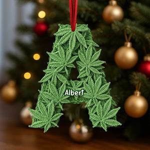Alphabet Letters Christmas Ornament – Personalized Gifts 02toqn040925