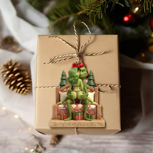 Cheeky Couple Christmas Ornament Personalized Gifts For Couple 07OHLU211125
