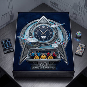 60 Years Of Cosmic Voyage Wall Clock - Personalized Gifts 06tylu180726