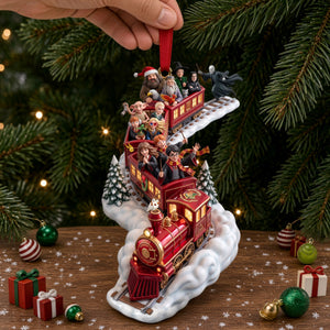 Train Of Spell Acrylic Christmas Ornament, Personalized Gifts For Christmas 04qhlu290926
