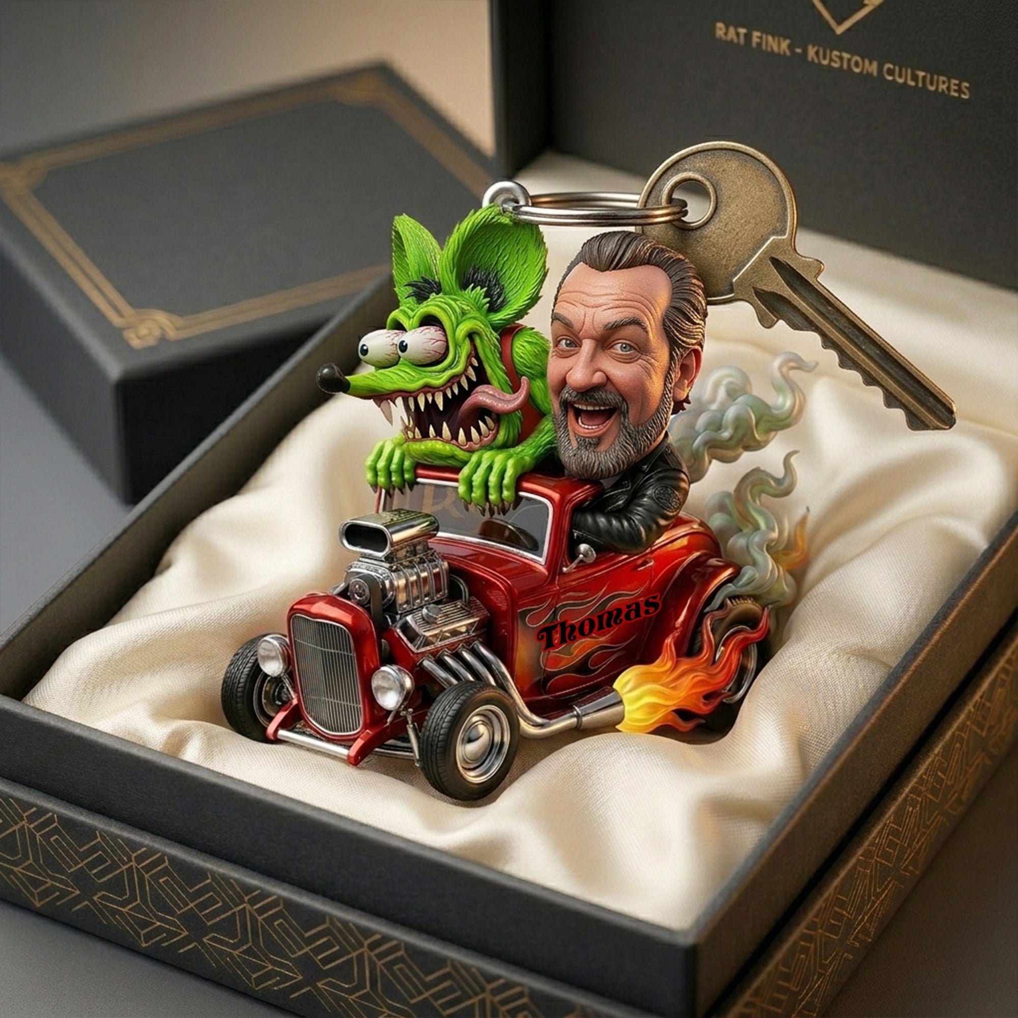 Speed Monster Keychain - Custom Photo Gifts 02PALU260326