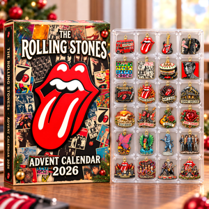 The Rolling Stones Rhythmically Driven Sound Advent Calendar Blind Box - Personalized Christmas Gift For Rock Lovers 05naqn271026