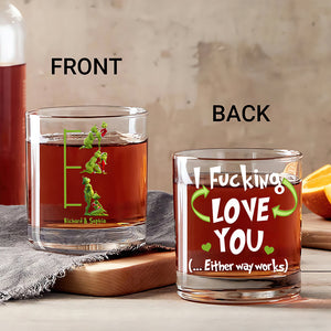 Sinful Christmas Glass Mug Personalized Gifts For Couple 03OHQN220925